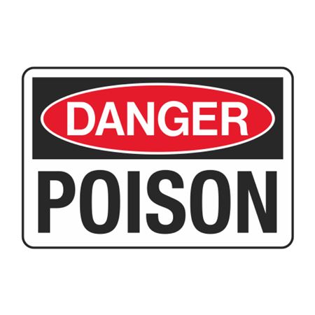 Danger Poison Decal